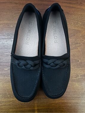 Rothy’s like new women’s the black braid driver size 11